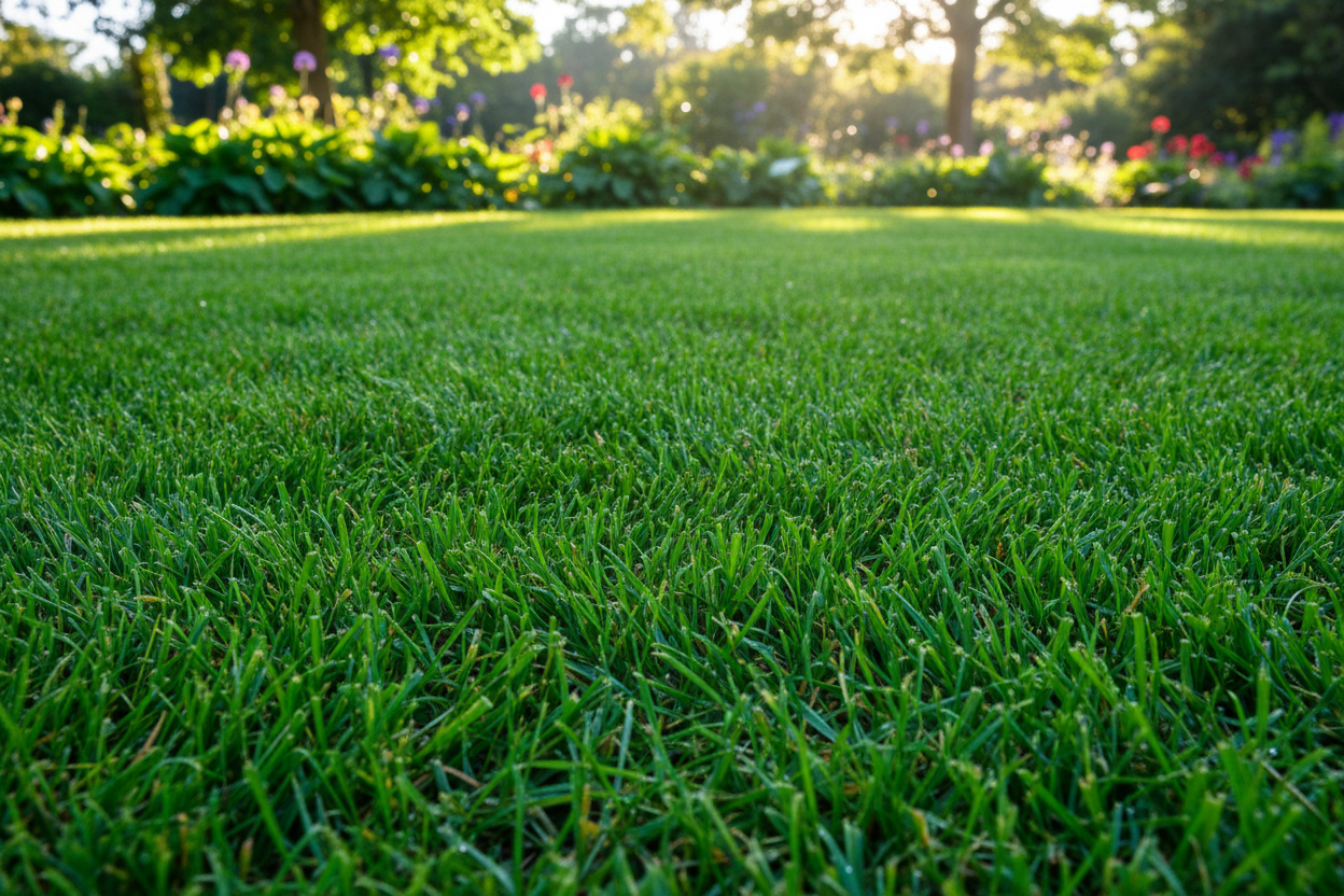 prato verde, colori saturi